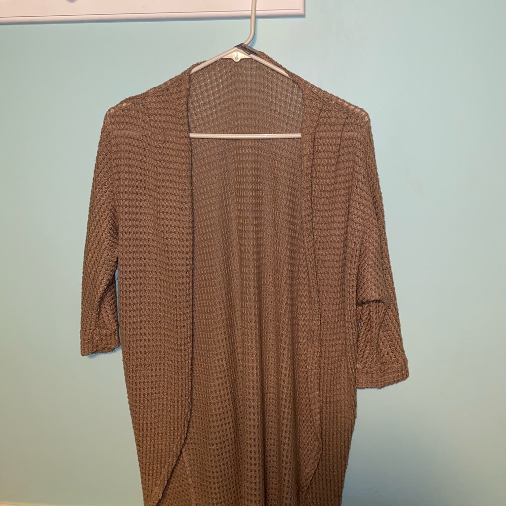 tan cardigan!